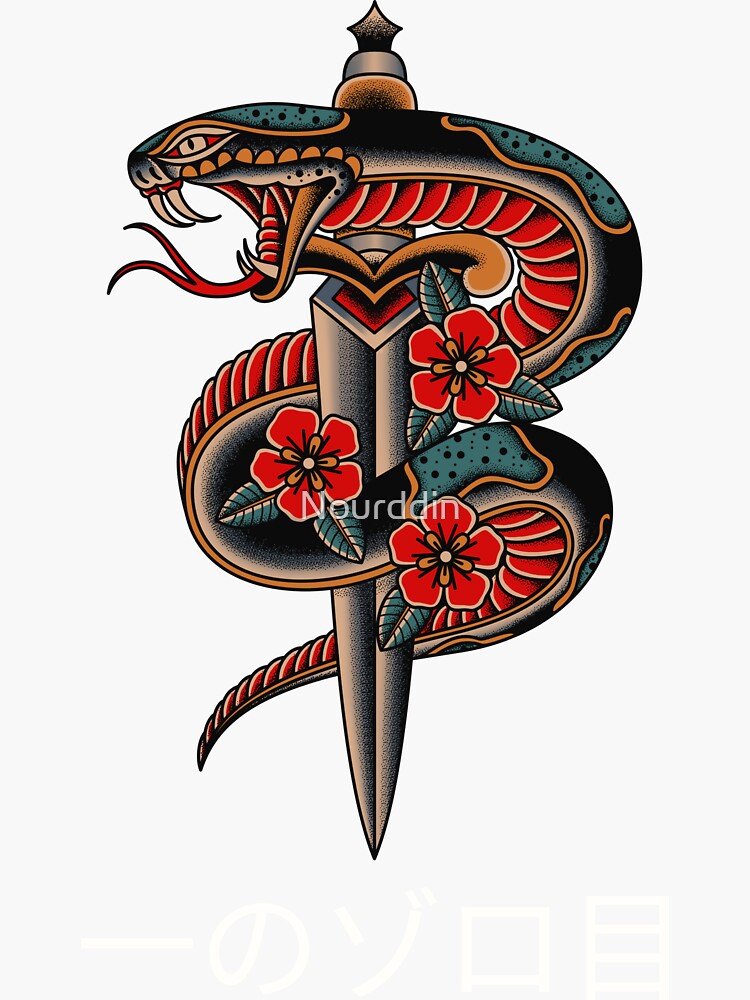 Buy Illuminati & Snake Tattoo Art Print Online in India - Etsy