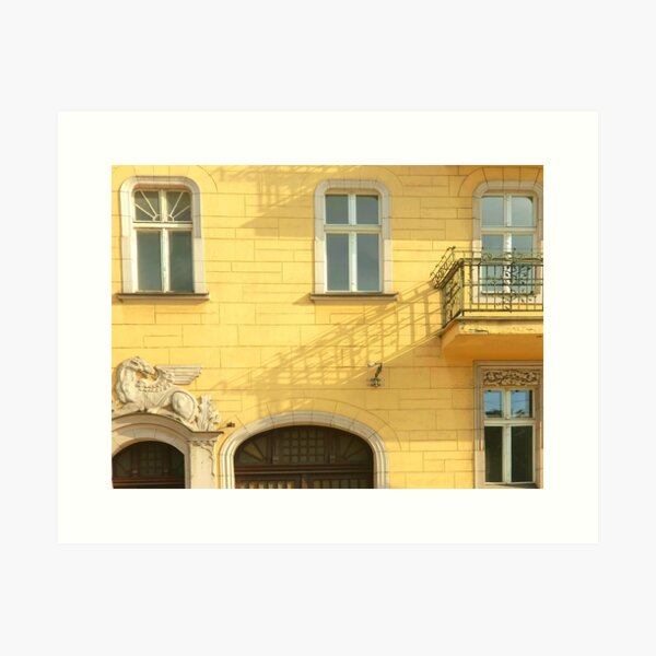 Art Nouveau architecture in Poznan, Poland Art Print