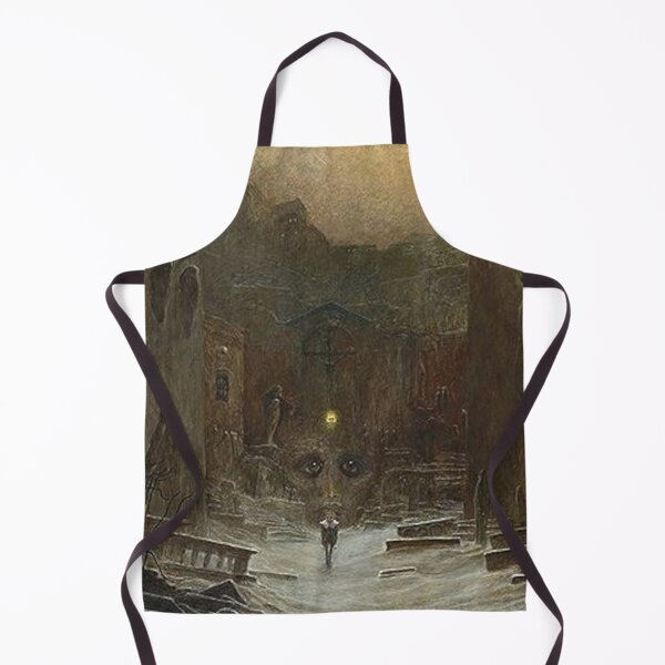 Item preview, Untitled (Haunted Village), by Zdzisław Beksiński designed and sold by JustContemplate.