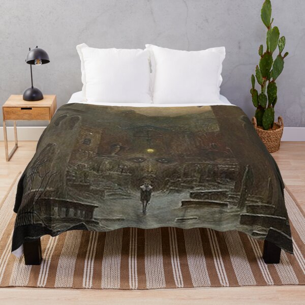 Item preview, Untitled (Haunted Village), by Zdzisław Beksiński designed and sold by JustContemplate.