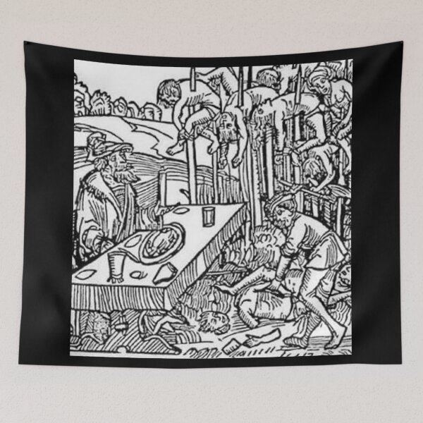 Item preview, Dracula wood block print  designed and sold by beachcamper.