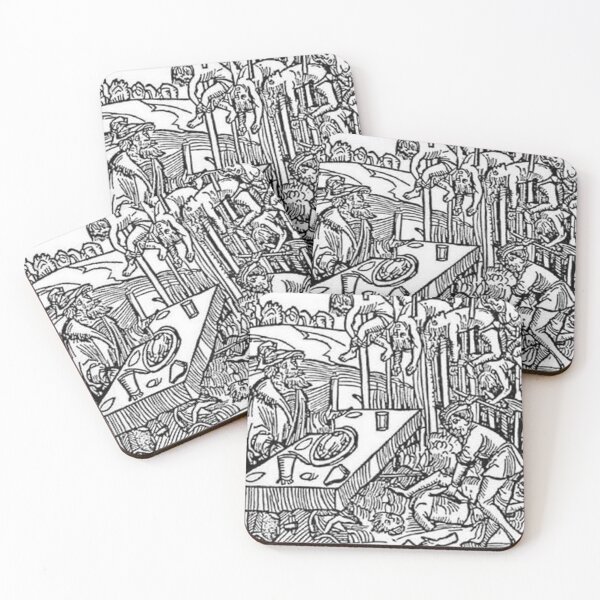 Item preview, Dracula wood block print  designed and sold by beachcamper.