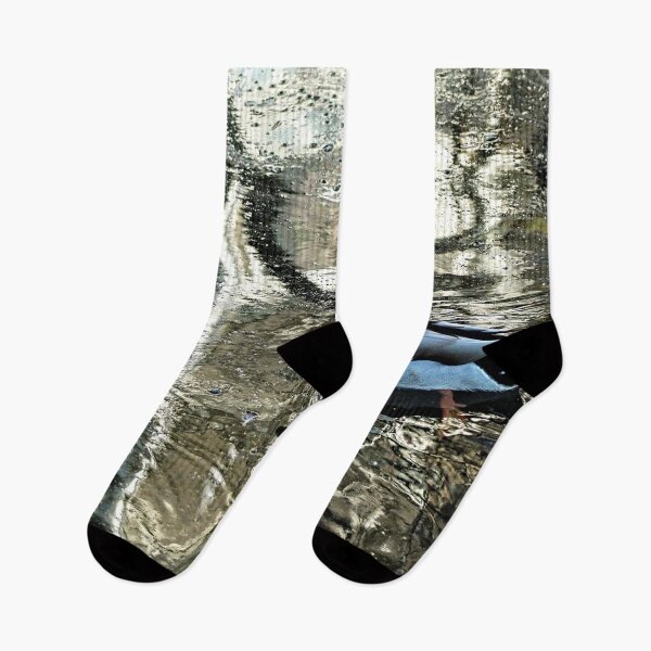 Item preview, Mallard Duck Swimming Water Reflection designed and sold by Anna Lemos.