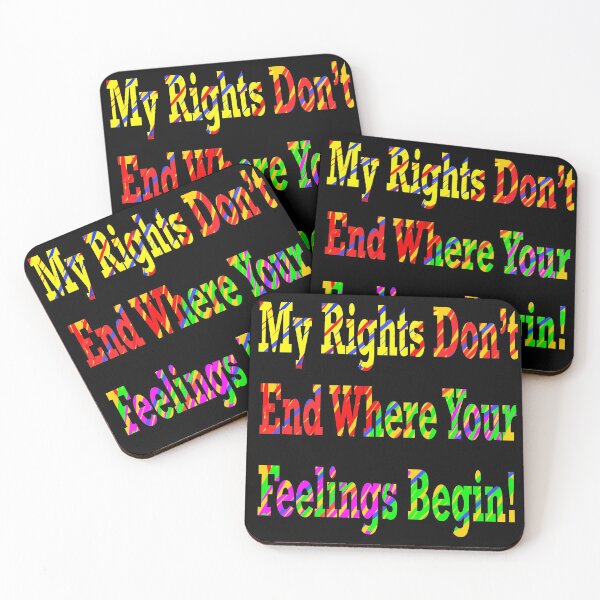 Item preview, My Rights Don’t End designed and sold by Wellbeing-box.