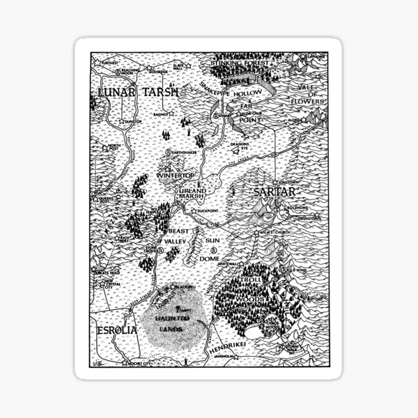 Item preview, RQ2 DRAGON PASS Map (pairs with RQ2 PRAX Map) designed and sold by Chaosium.