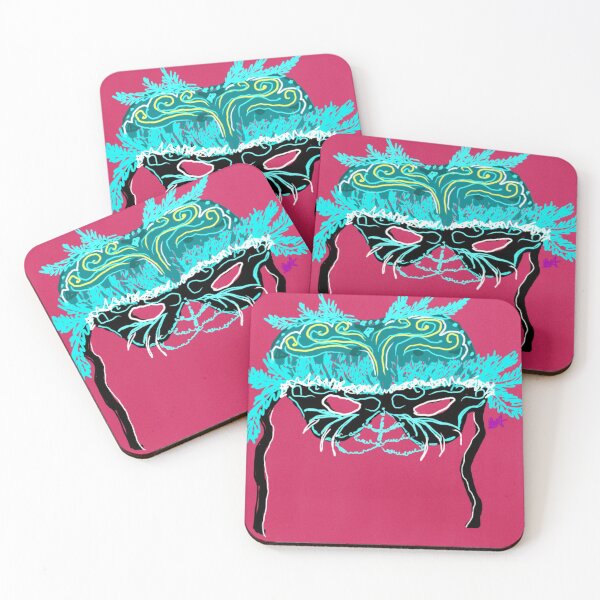 Item preview, Fancy Teal Mask designed and sold by DancingCreek.