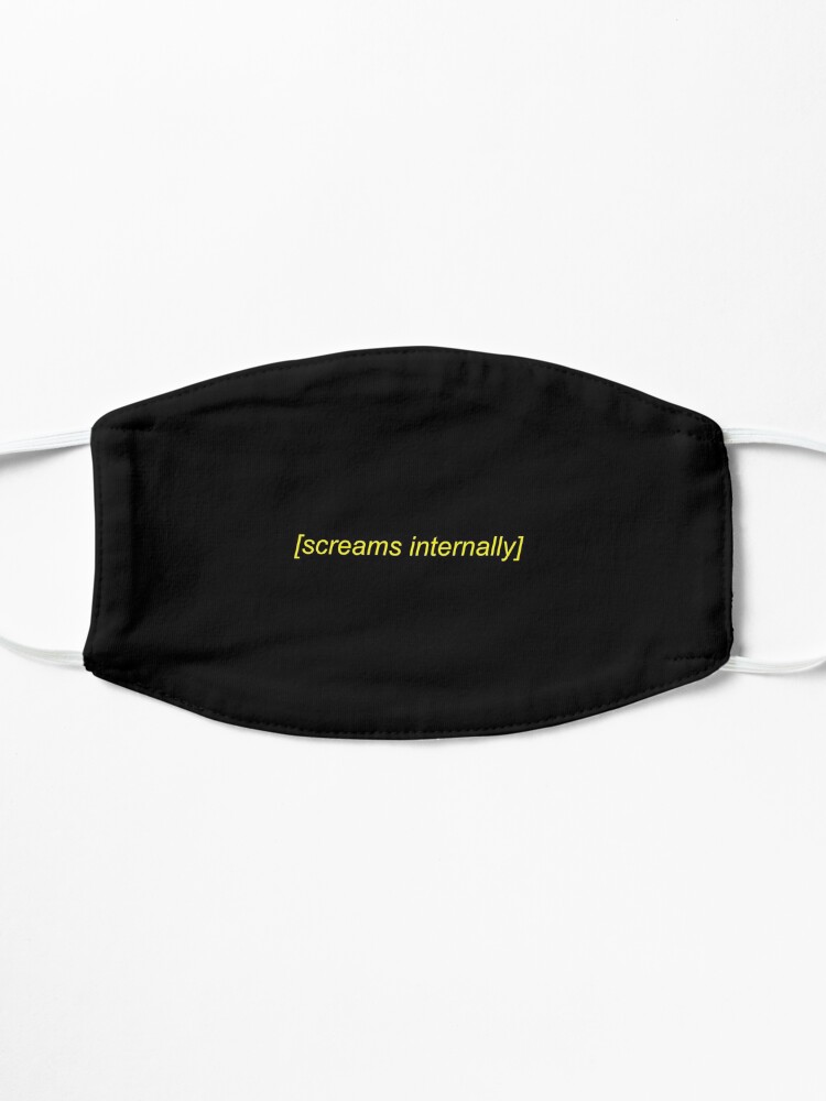 Alternate view of screams internally Mask
