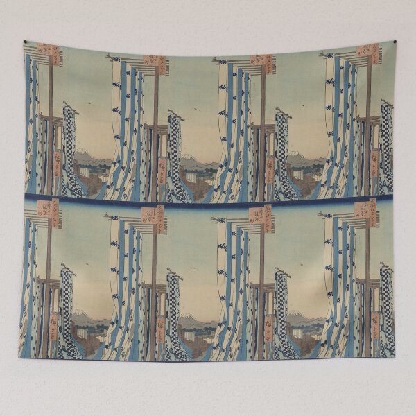 Item preview, Dyers' quarter, Kanda - Hiroshige Ando - 1857 designed and sold by CrankyOldDude.