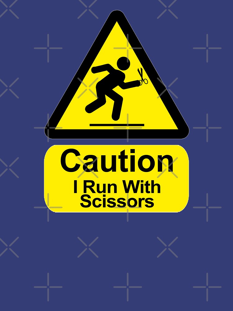 i run with scissors t shirt