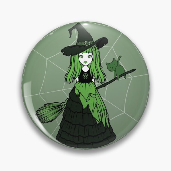 Artikelvorschau, Grünes Spinnennetz Cheeky Witch® und Cheeky Cat entworfen und verkauft von cheekywitch.