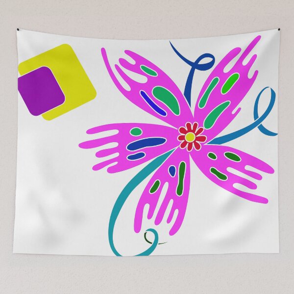 Item preview, Forest flower design for printings designed and sold by crevettedesign.