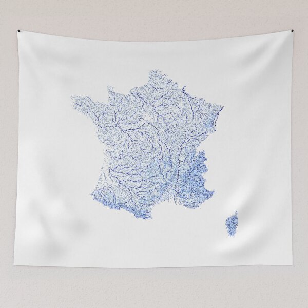 Item preview, Rivers of France designed and sold by EarthArtAus.