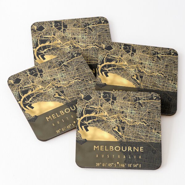Item preview, MELBOURNE MAP AUSTRALIA designed and sold by hatimelhag.