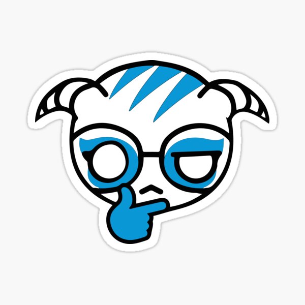 dokkaebi bleu mignon Sticker