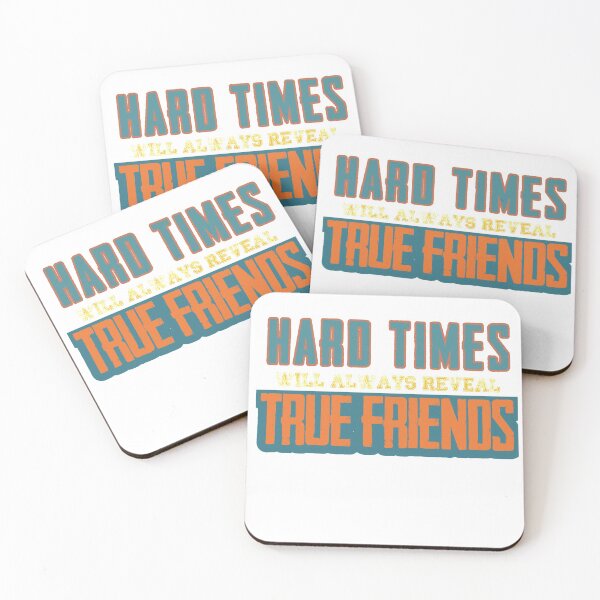 Item preview, Hard Time will always reveal TRUE FRIENDS designed and sold by Inkrebel.