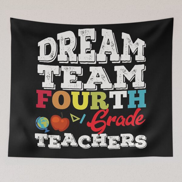 Item preview, Dream Team Fourth Grade Teacher, Fourth Grade Teachers Dream Team Aka, 4th Grade Teachers, Back to School,Teacher Appreciation.  designed and sold by ALITOPRINCE.