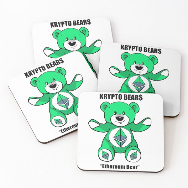 Item preview, KRYPTO BEAR$ “Ethereum Bear” designed and sold by ToxicHoney.