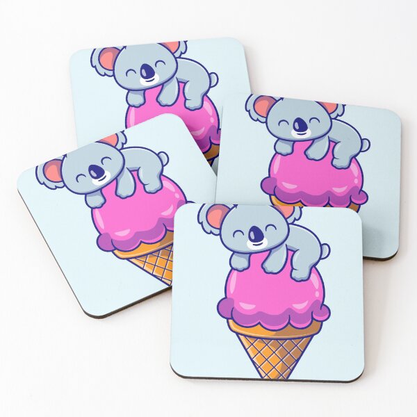 Item preview, Cute koala on ice cream cone designed and sold by sirineab.