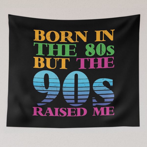Item preview, Retro Old Vintage Design Born In The 80's But The 90's Raised Me designed and sold by avinigav.