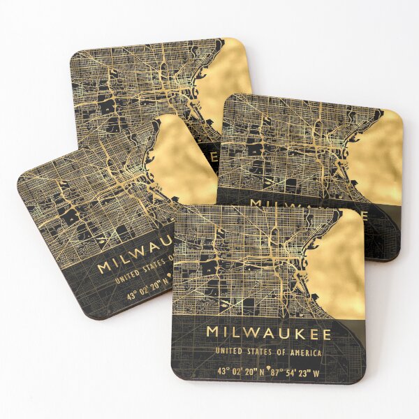 Item preview, MILWAUKEE MAP USA designed and sold by hatimelhag.