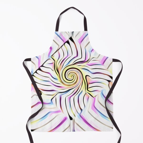 Item preview, Fantasy pattern - soft rainbow colors lines - spiral designed and sold by kikidu21.