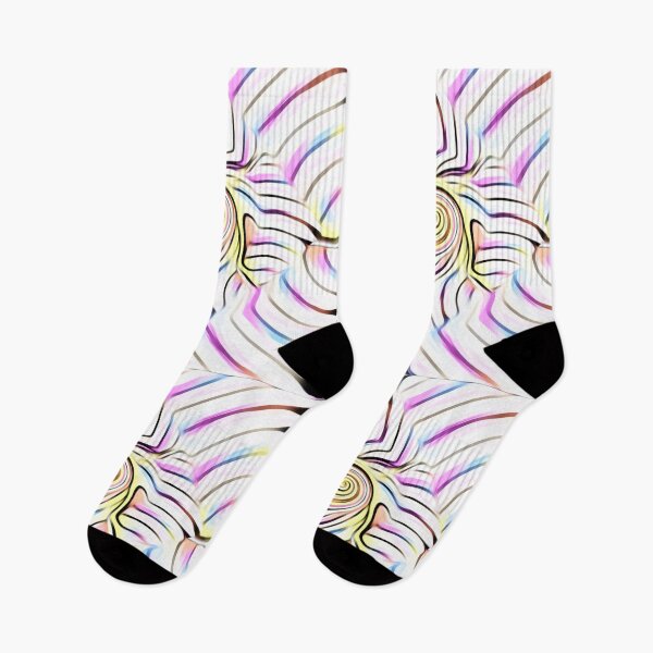 Item preview, Fantasy pattern - soft rainbow colors lines - spiral designed and sold by kikidu21.