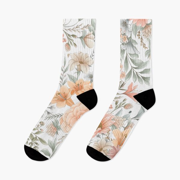 Item preview, Pastel Pink folklore flowers designed and sold by Lizreed1827.