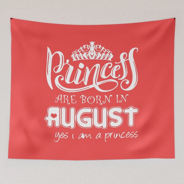 Item preview, FUNNY august birthday princess GIFT  designed and sold by KiraSpace.