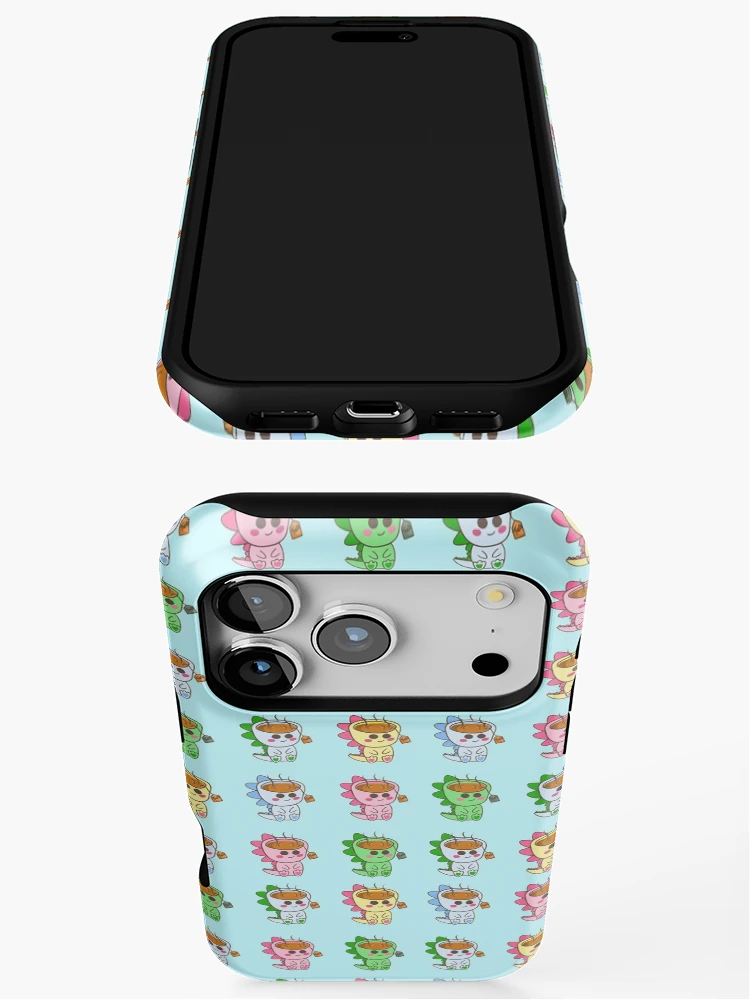 Thumbnail 3 of 4, iPhone Case, Tea Rex Pattern designed and sold by Rnaart.