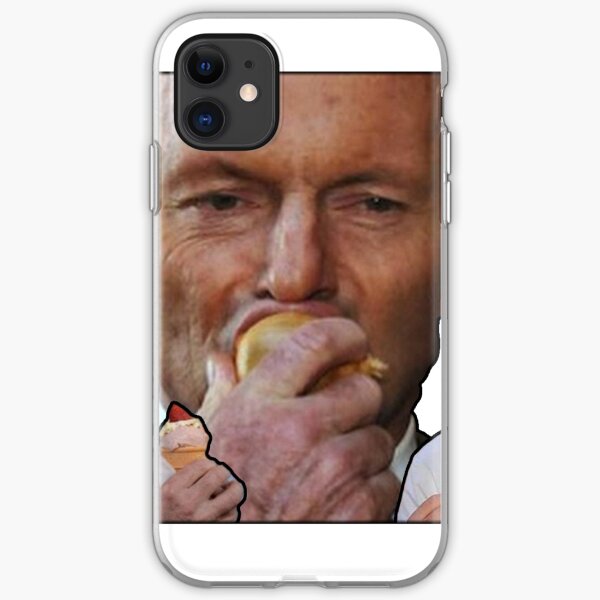 Tony Abbott eating stuff, and an onion iPhone Soft Case