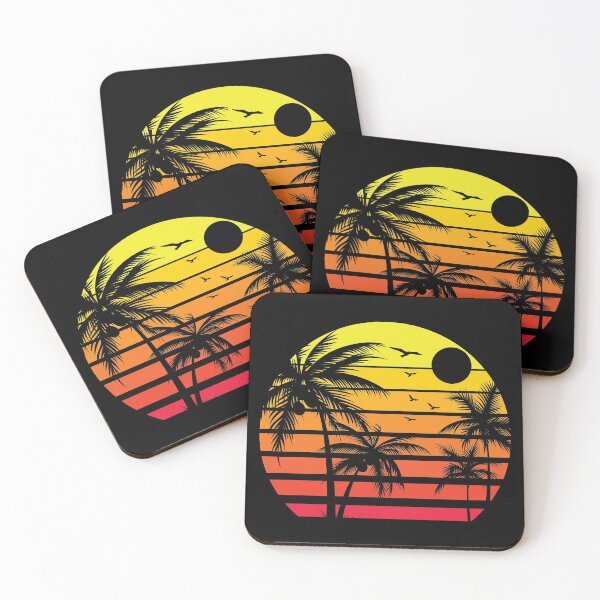 Item preview, Retro Old Vintage Circle Base Design Palm Tree 90's Sunset Vibe designed and sold by avinigav.