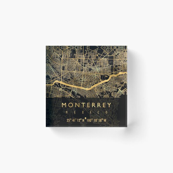 Item preview, MONTERREY MAP MEXICO designed and sold by hatimelhag.