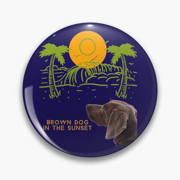 Item preview, Brown dog in the sunset designed and sold by utopianpioneer.