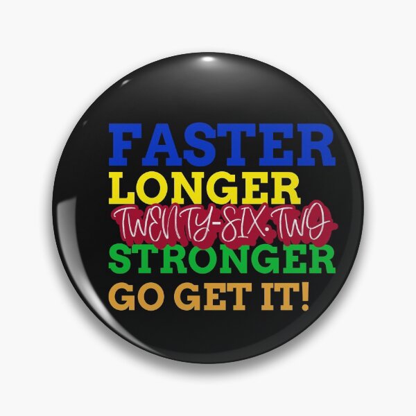 Item preview, Faster Longer Stronger designed and sold by Marathon-Runner.