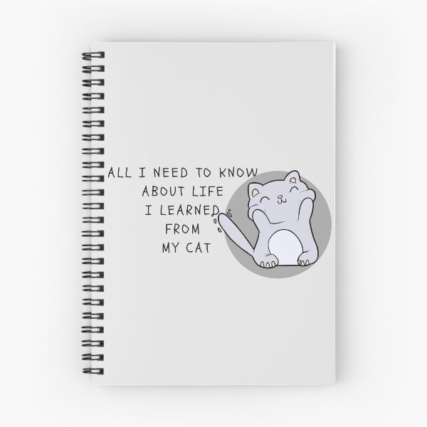 Item preview, All I Need To Know About Life I learned From My Cat  designed and sold by yourcherryguy.