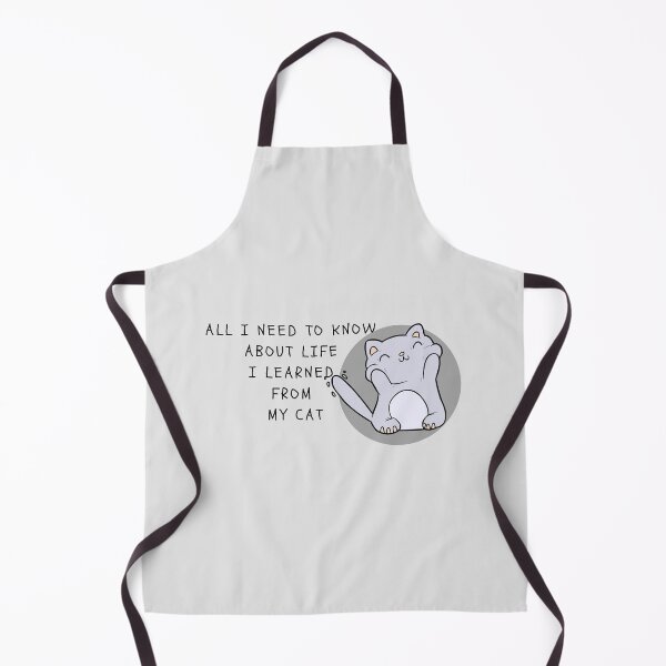 Item preview, All I Need To Know About Life I learned From My Cat  designed and sold by yourcherryguy.