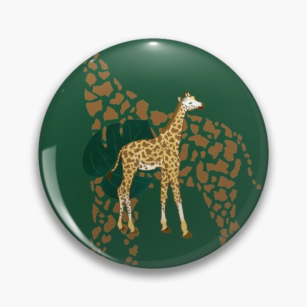 Item preview, Giraffe’s Inner Monologue (Green) designed and sold by IIIPattern.