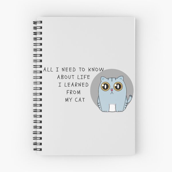 Item preview, All I Need To Know About Life I learned From My Cat  designed and sold by yourcherryguy.