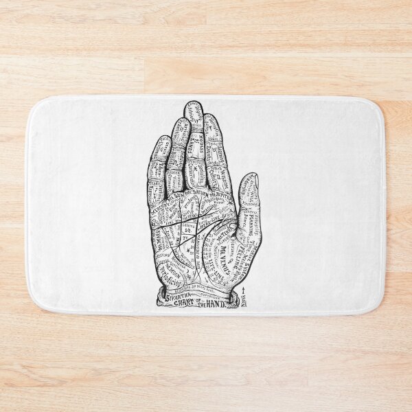 Item preview, Chart of the Hand, 1898 designed and sold by NrvousFella.