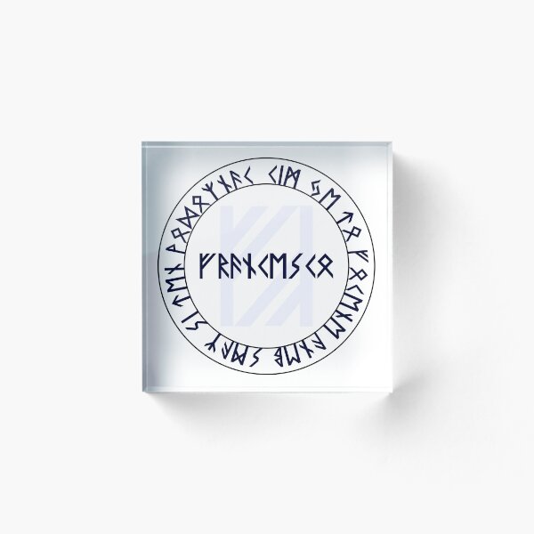Item preview, Logo with runic characters designed and sold by Francesko221.