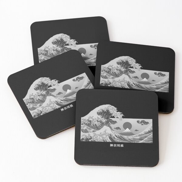 Item preview, Kanagawa Wave and mount fuji  designed and sold by Meowanime99.