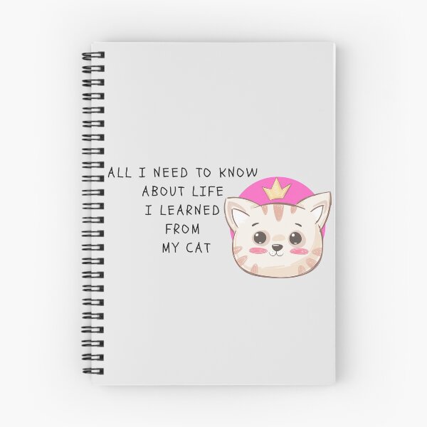 Item preview, All I Need To Know About Life I learned From My Cat  designed and sold by yourcherryguy.