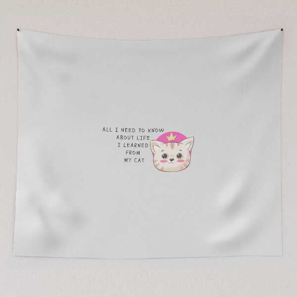 Item preview, All I Need To Know About Life I learned From My Cat  designed and sold by yourcherryguy.