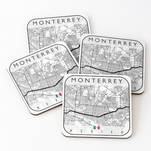 Item preview, MONTERREY MAP MEXICO designed and sold by hatimelhag.