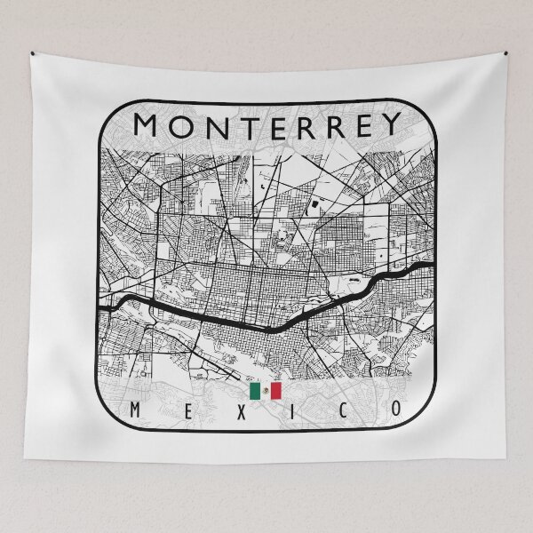 Item preview, MONTERREY MAP MEXICO designed and sold by hatimelhag.