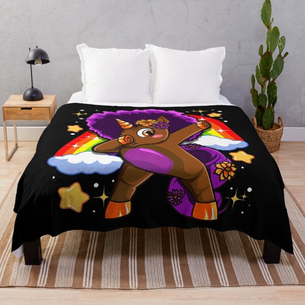 Item preview, Black Uncorn Inspired African Unicorn Related Cute Unicorn D Premium designed and sold by AlvaShop.