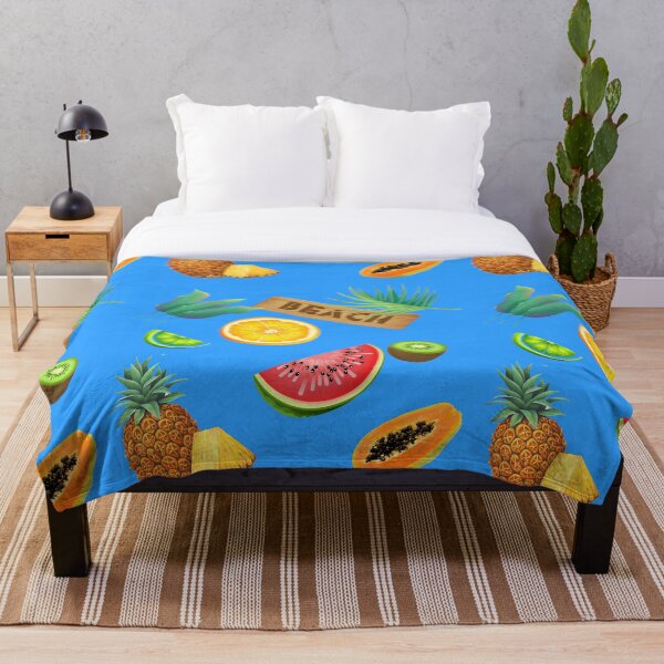 Aperçu de l'œuvre Motifs de fruits exotiques pour la plage d'été créée et vendue par AXIOM13.
