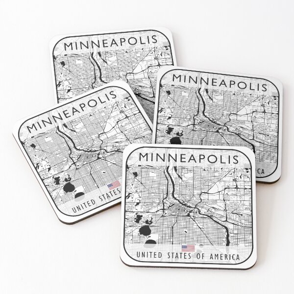Item preview, MINNEAPOLIS MAP USA designed and sold by hatimelhag.