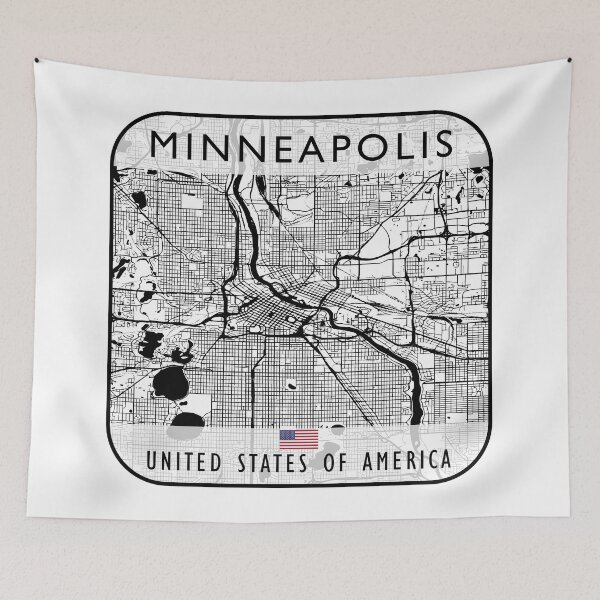 Item preview, MINNEAPOLIS MAP USA designed and sold by hatimelhag.
