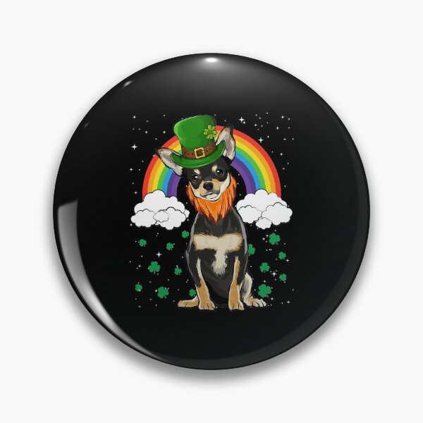 Item preview, Black Chihuahua St Patricks Day Leprechaun designed and sold by EleanorDuncan.